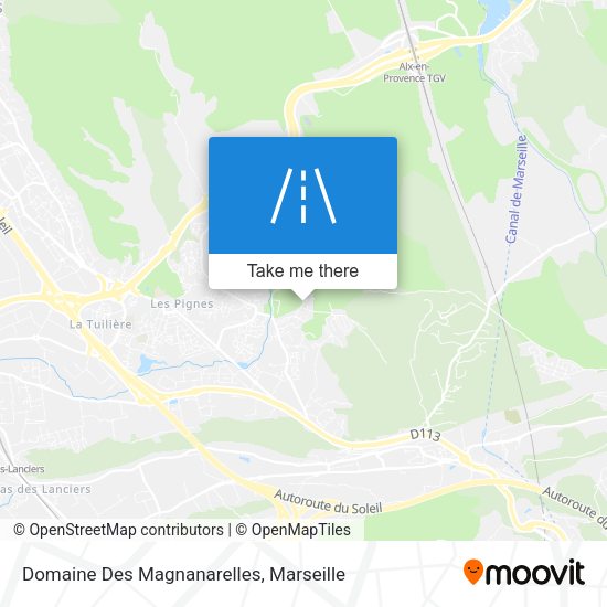 Domaine Des Magnanarelles map