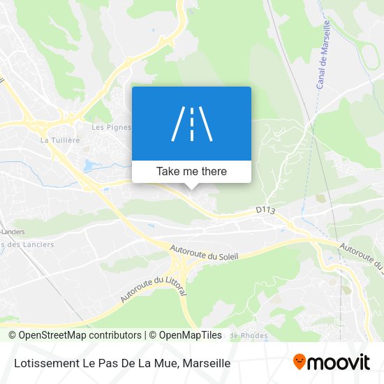 Lotissement Le Pas De La Mue map