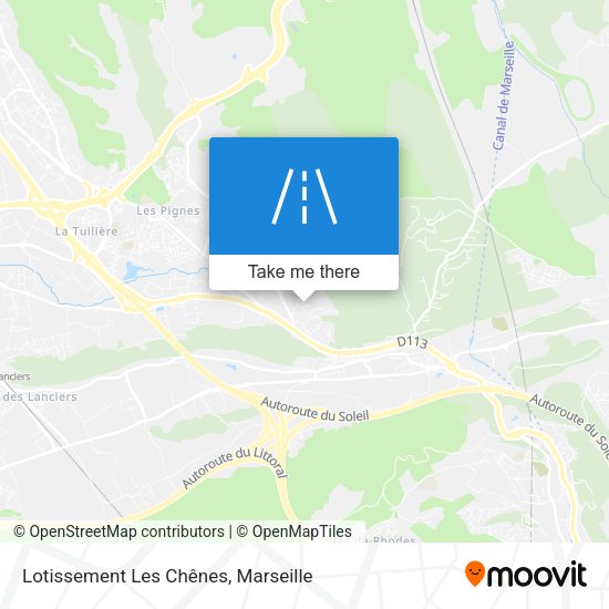 Lotissement Les Chênes map