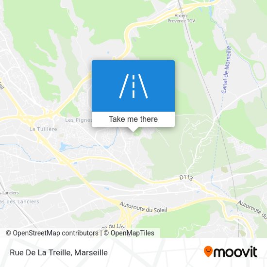 Rue De La Treille map