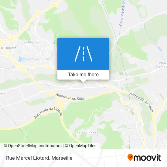 Rue Marcel Liotard map