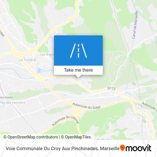 Voie Communale Du Croy Aux Pinchinades map