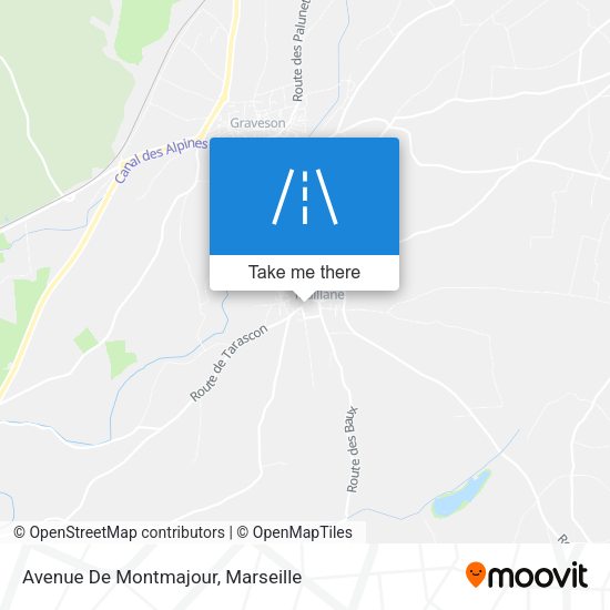 Avenue De Montmajour map