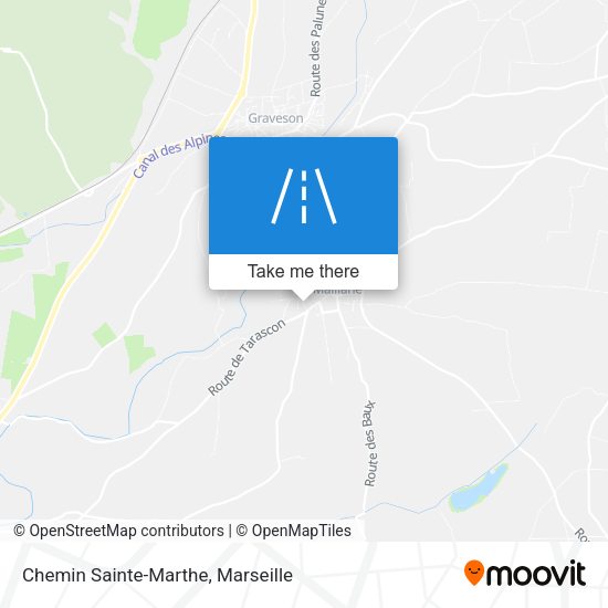 Chemin Sainte-Marthe map