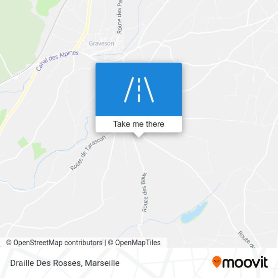 Draille Des Rosses map