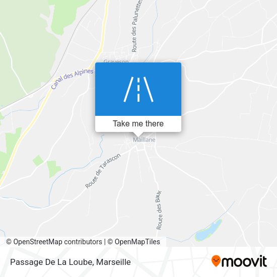 Passage De La Loube map