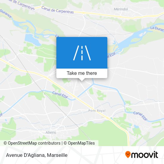 Avenue D'Agliana map