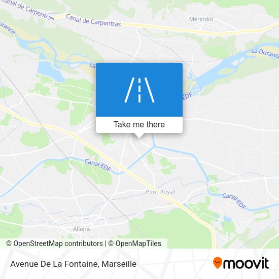 Avenue De La Fontaine map