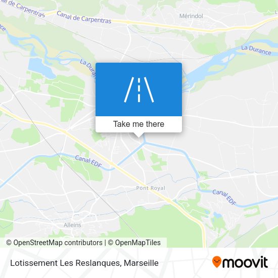 Lotissement Les Reslanques map