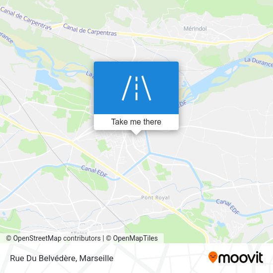 Rue Du Belvédère map