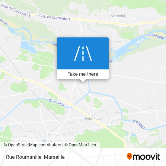 Rue Roumanille map