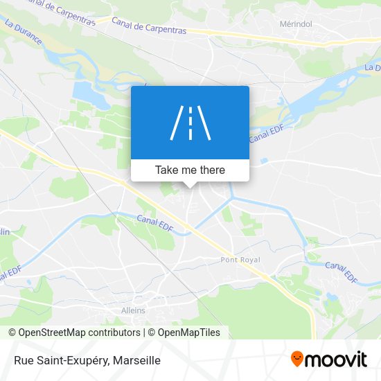 Rue Saint-Exupéry map