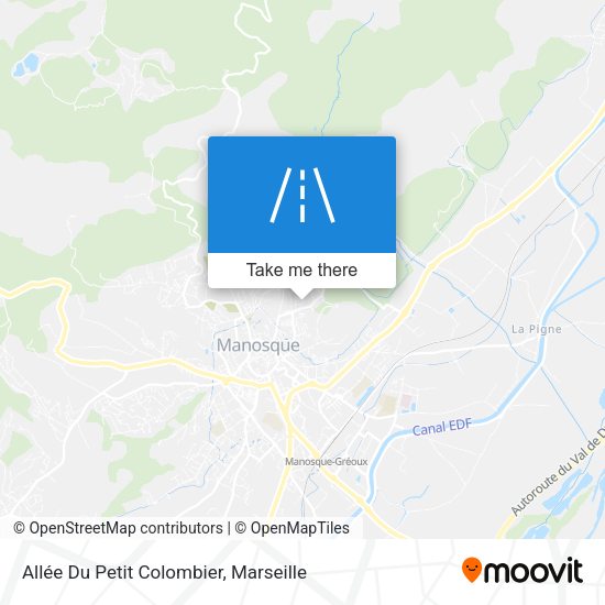 Allée Du Petit Colombier map