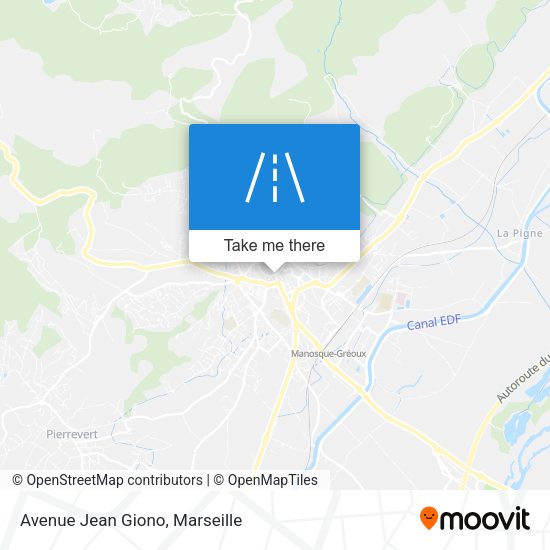 Avenue Jean Giono map