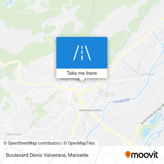 Boulevard Denis Valverane map