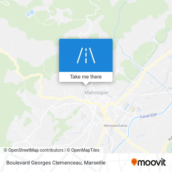 Boulevard Georges Clemenceau map