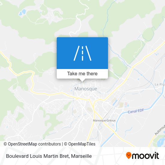 Boulevard Louis Martin Bret map