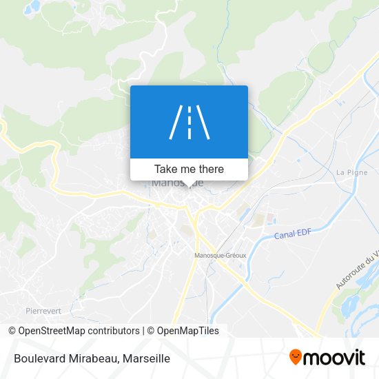 Boulevard Mirabeau map