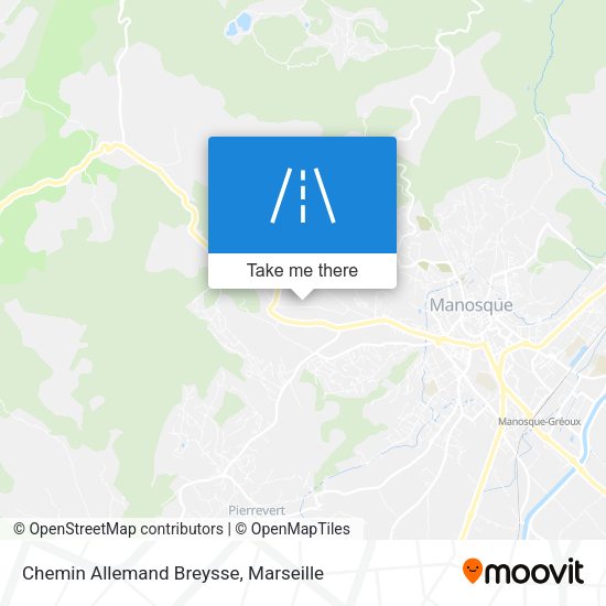 Chemin Allemand Breysse map