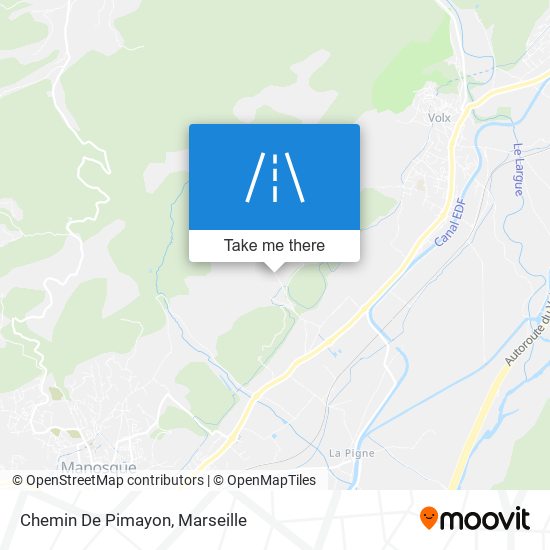 Chemin De Pimayon map