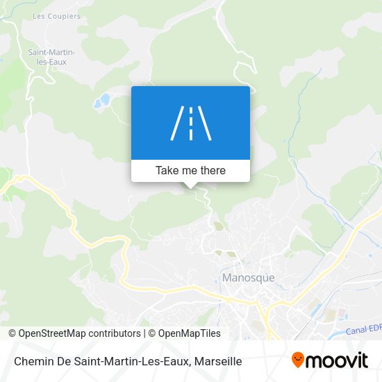 Chemin De Saint-Martin-Les-Eaux map