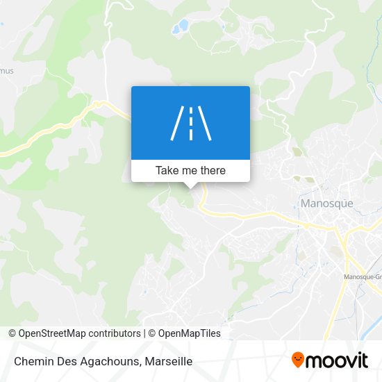 Chemin Des Agachouns map