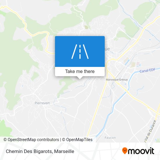 Chemin Des Bigarots map