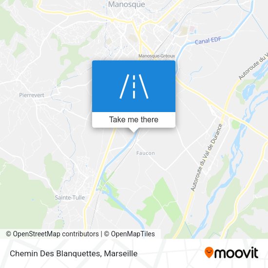 Chemin Des Blanquettes map