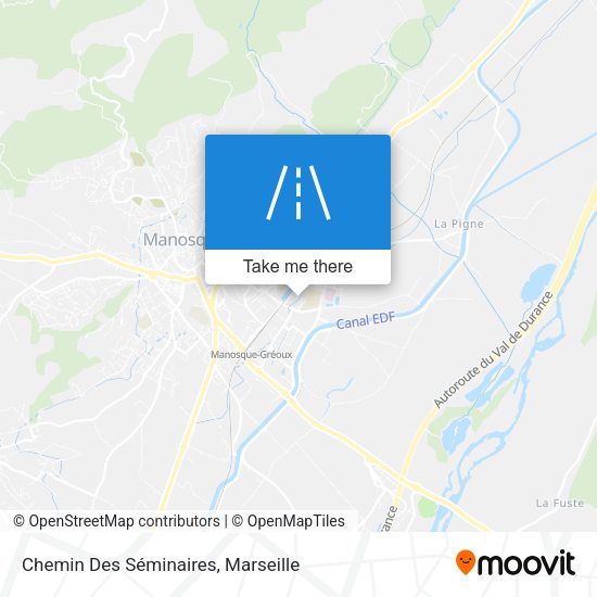 Chemin Des Séminaires map