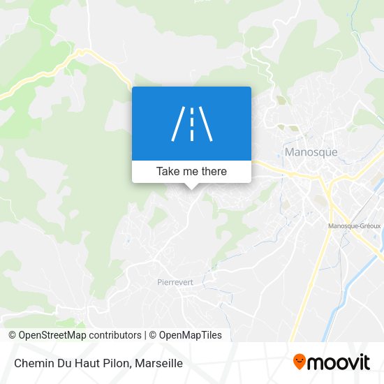 Chemin Du Haut Pilon map