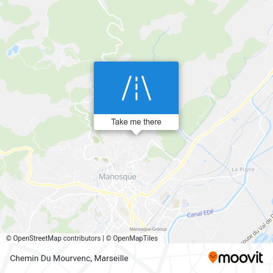 Chemin Du Mourvenc map