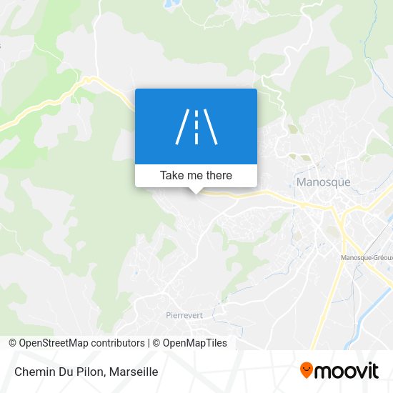 Chemin Du Pilon map