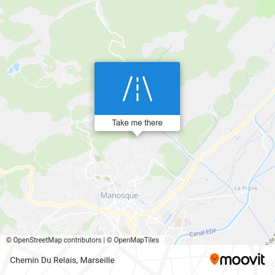 Chemin Du Relais map