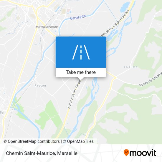 Chemin Saint-Maurice map