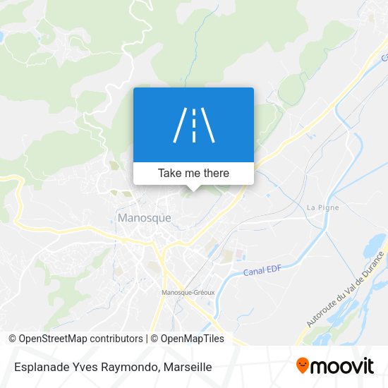 Esplanade Yves Raymondo map