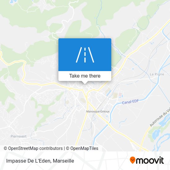 Impasse De L'Eden map