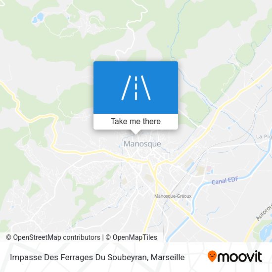 Impasse Des Ferrages Du Soubeyran map