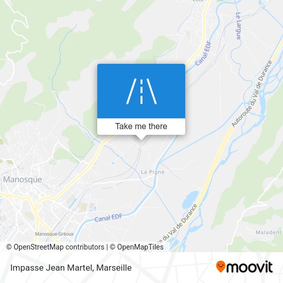 Impasse Jean Martel map