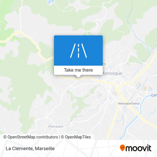 La Clémente map