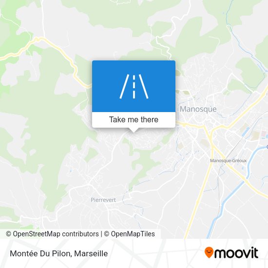 Montée Du Pilon map