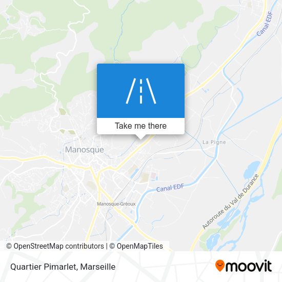Quartier Pimarlet map