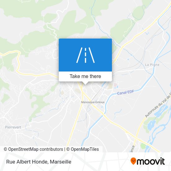 Rue Albert Honde map