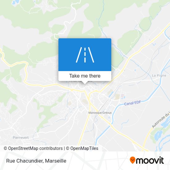 Rue Chacundier map