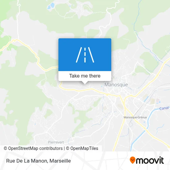Rue De La Manon map