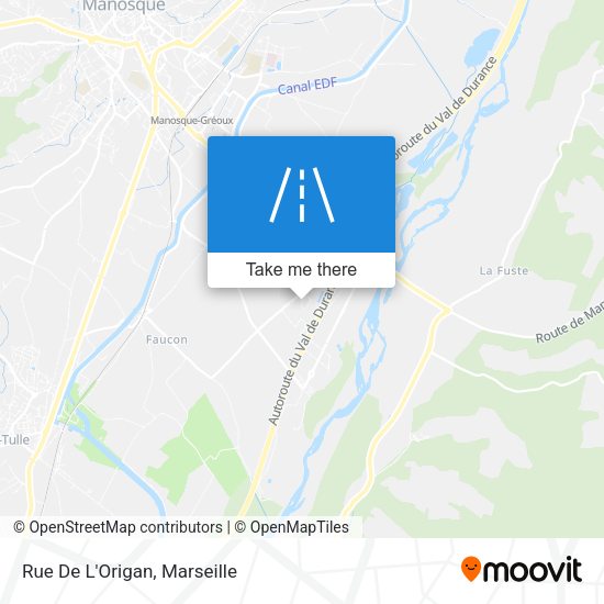 Rue De L'Origan map