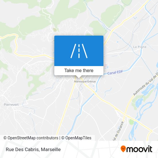 Rue Des Cabris map