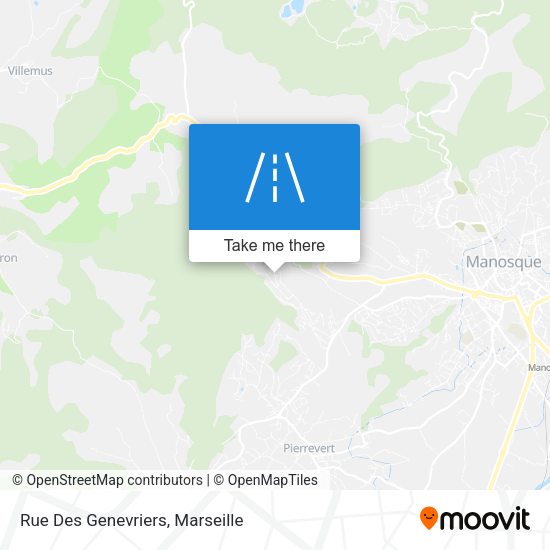 Rue Des Genevriers map