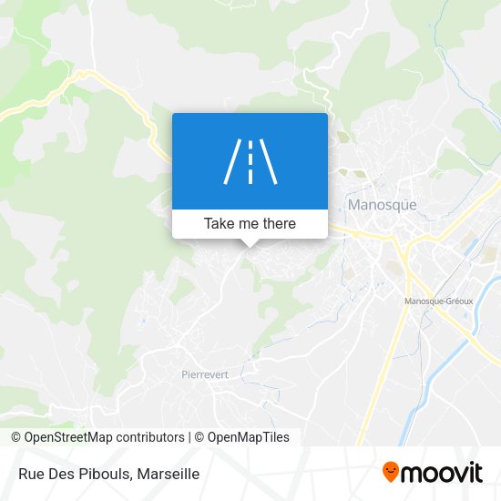 Rue Des Pibouls map