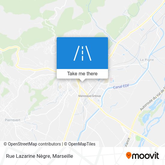 Rue Lazarine Nègre map