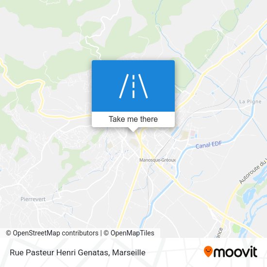 Rue Pasteur Henri Genatas map